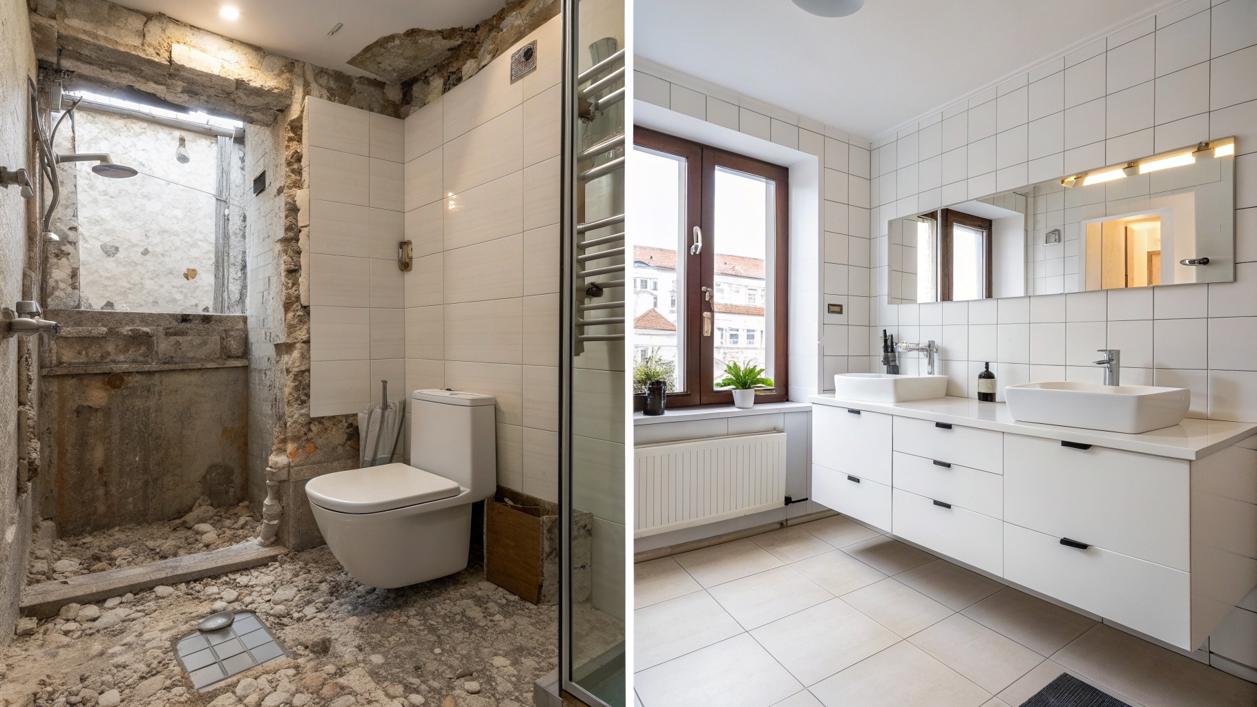 Comparativa antes y después